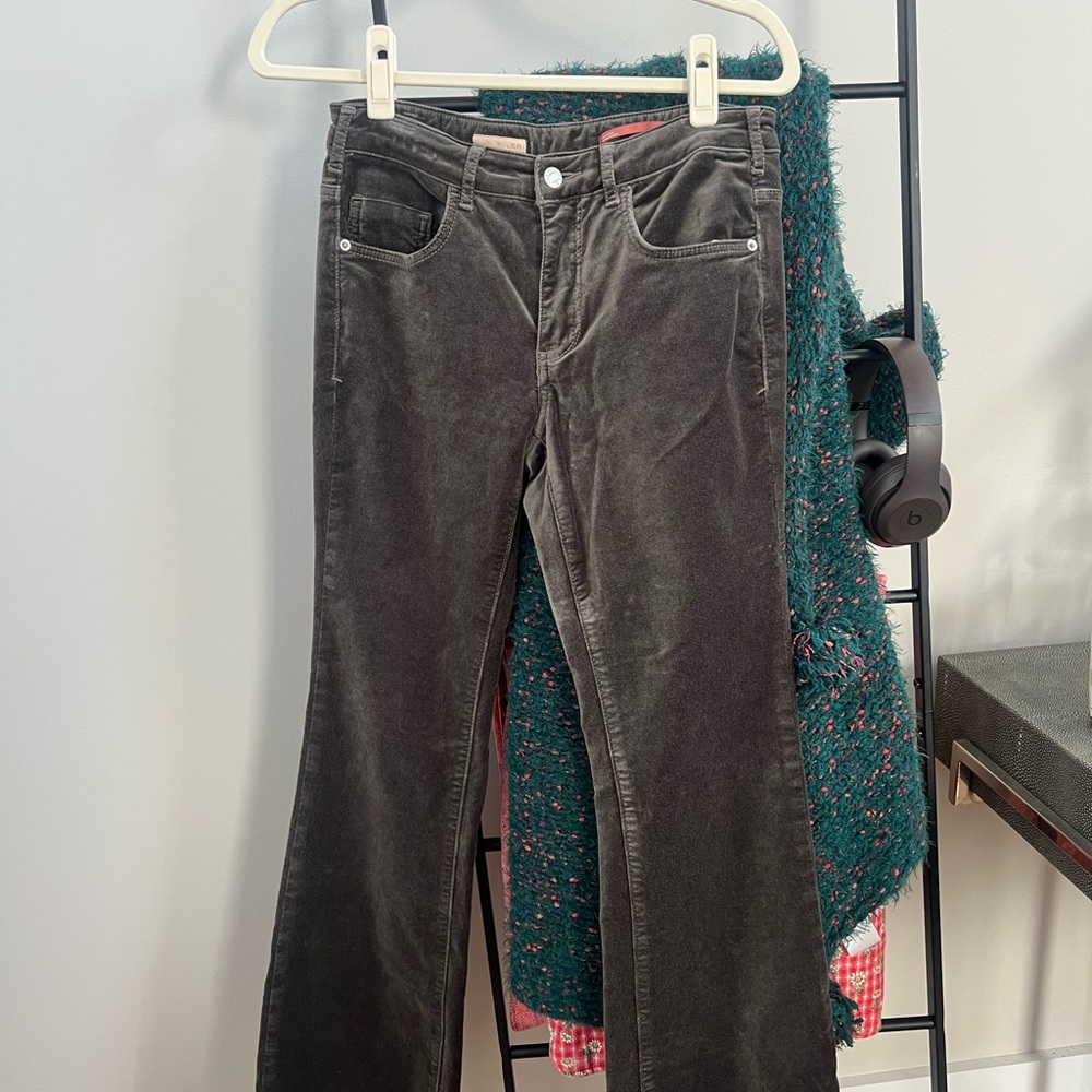 Pilcro Gray Corduroy Pants
